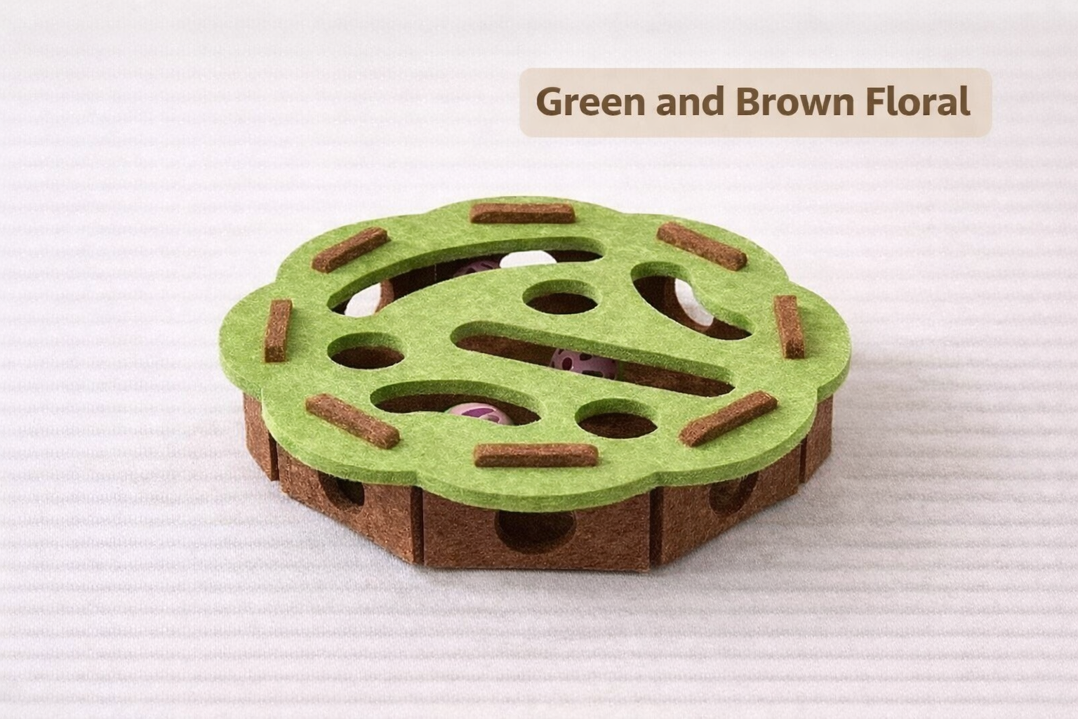 Mental Stimulation Puzzle Toy for Indoor Cats