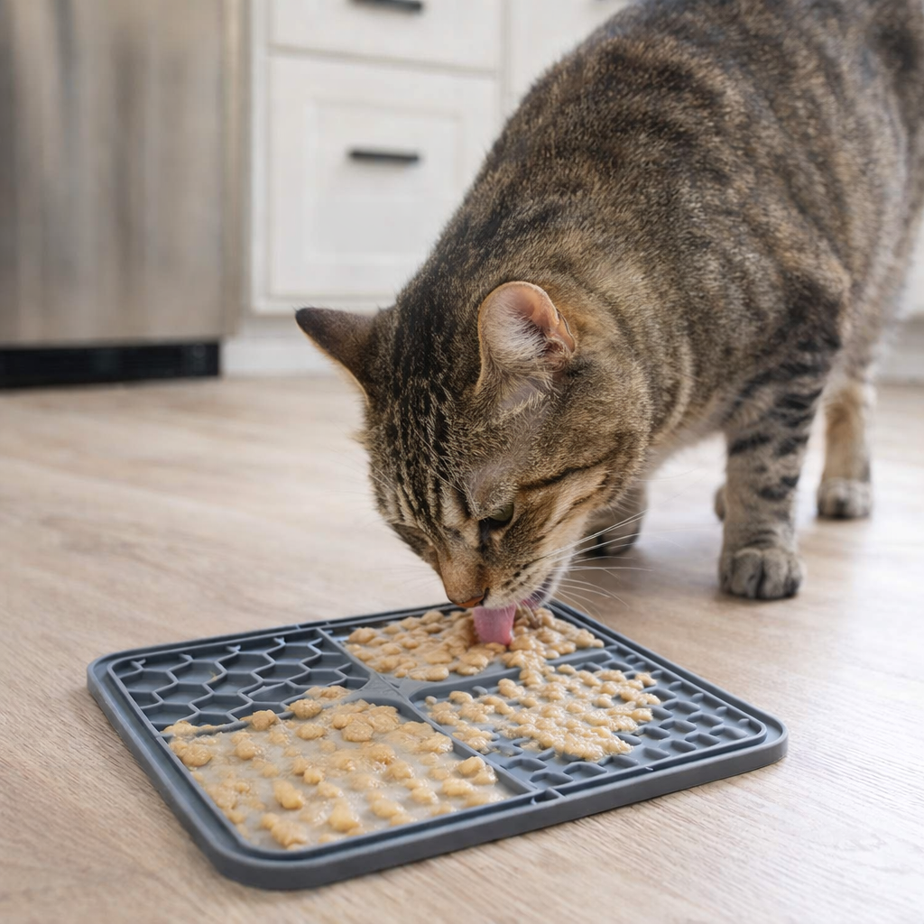 Silicone Slow Feeder Pet Placemat – Anti-Choking Lick Mat