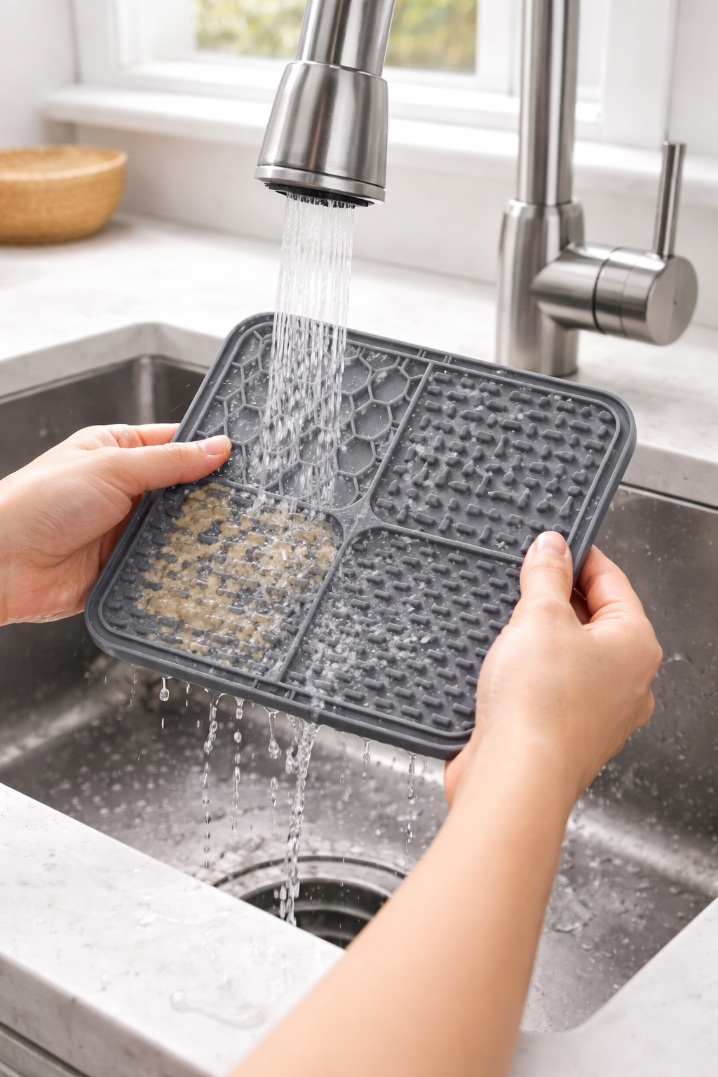 Silicone Slow Feeder Pet Placemat – Anti-Choking Lick Mat